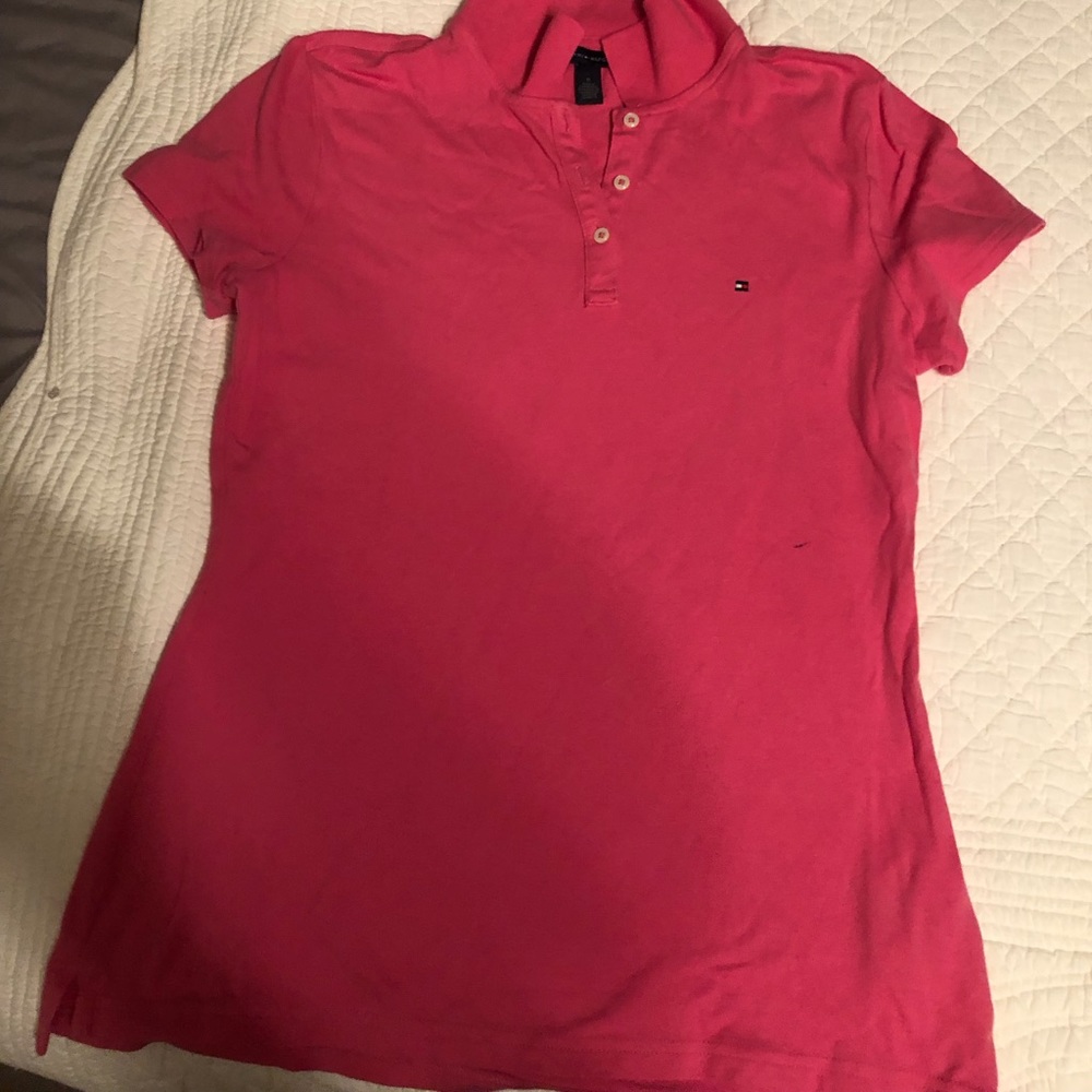 Ladies Pink Polo